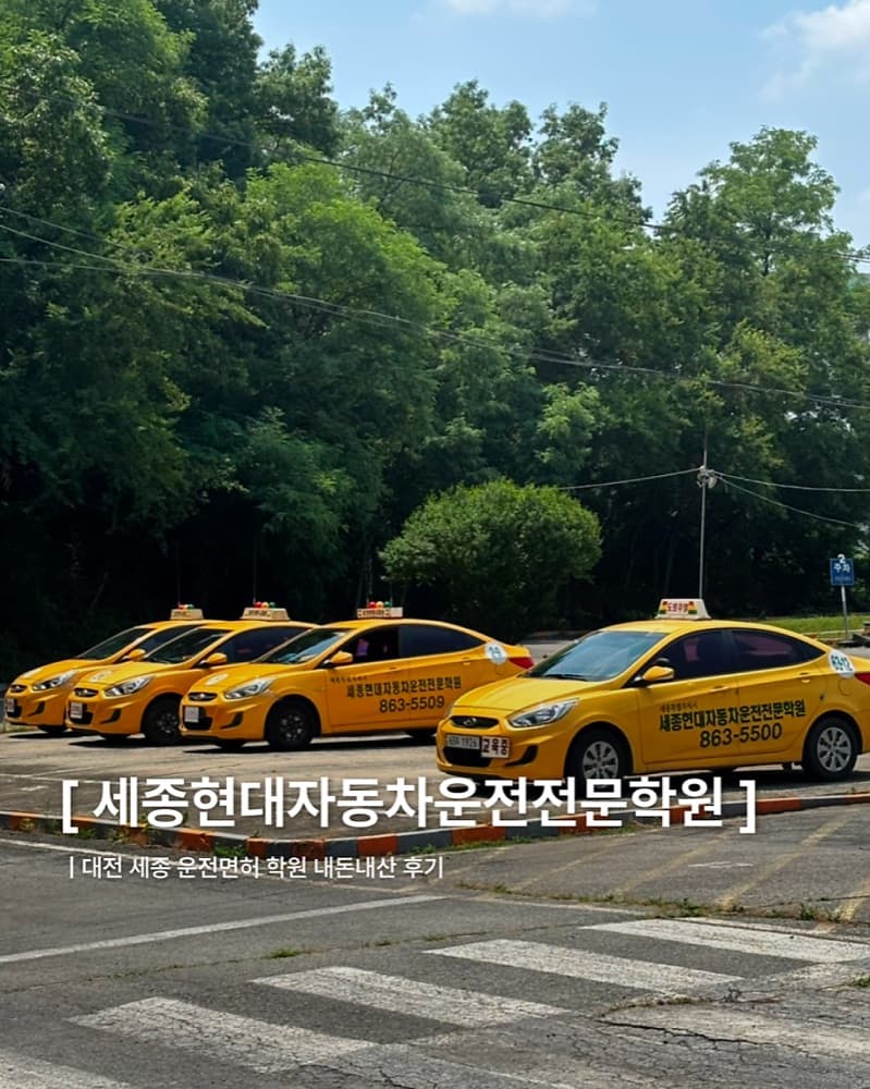 대전 세종 운전면허 학원 내돈내산 후기 | 세종현대자동차운전전문학원